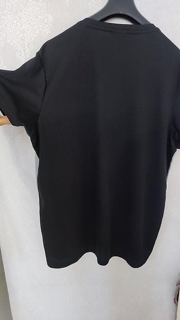 tech fleece: Futbolka, 2XL, rəng - Qara — 5