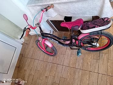 24 velosiped: İki təkərli Uşaq velosipedi 16", sürətlərin sayı: 1 — 2