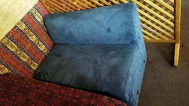 Mavi rəngdə modul tipli yumşaq oturacaqlar dəsti - Təyinat: kafe — 3