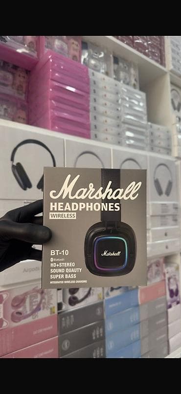 Планшеты: Yeni Gözel Qulaqcimiz Marshall Headphoness Ses keyfiyyeti ✅ Qulaqa — 1