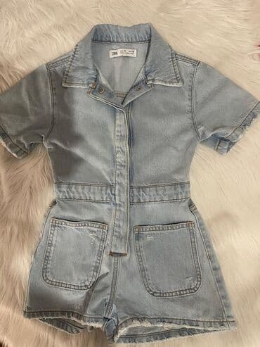 cins qadın kombinezonları: Tulum, Zara, rəng - Göy — 1