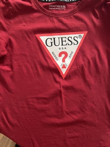 maykalar instagram: Guess SMARTGUESS qırmızı t‑şört - Brend: GUESS (SMARTGUESS xətti) - — 3