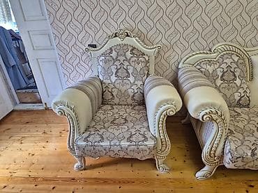 Divan və kreslo dəstləri: Klassik divan, Divan, Bazasız, Açılmayan — 2