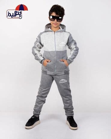 вязаные детские штаны: Uşaq üçün kapüşonlu idman dəsti - İki hissədən ibarət: fermuarlı — 2