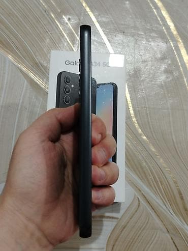 samsunq telefon: Samsung Galaxy A34 5G, 128 GB, rəng - Qara, İki sim kartlı — 7