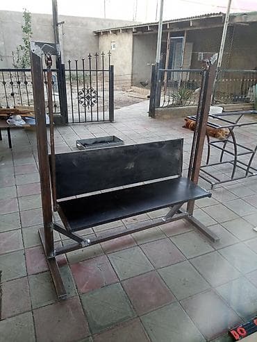 Metaldan hazırlanmış çoxfunksiyalı idman skamyası - Güclü metal