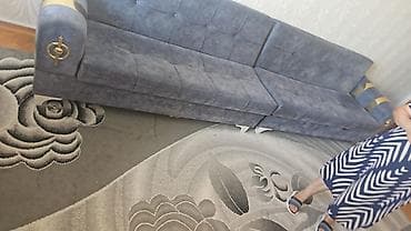 divan desti: Məhsul: 2 ədəd eyni model yumşaq salon divanı - Rəng: tünd-boz — 2