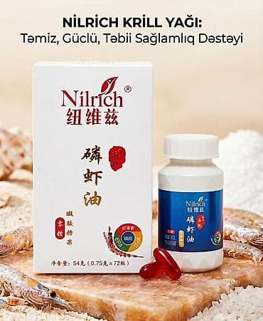 d soft kapsula: Nilrich Krill Yağı – Təmiz, güclü, təbii sağlamlıq dəstəyi Məhsulun — 1