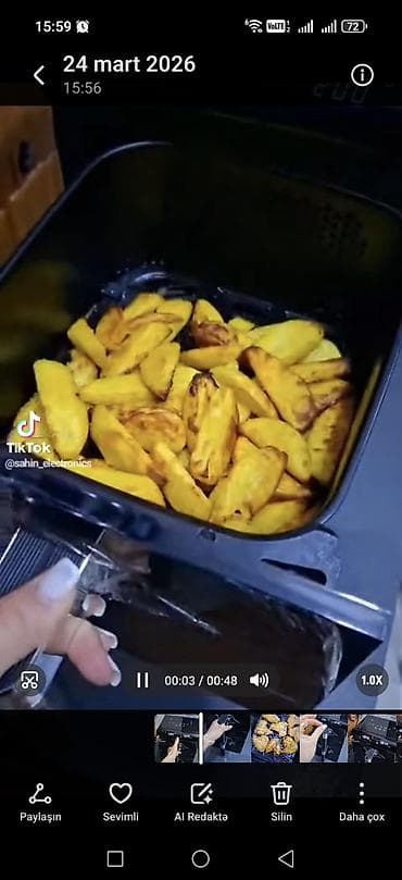 fritür: Fritoz Yağsız l, Yeni, Ödənişli çatdırılma — 3