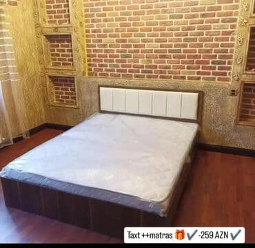 i̇ki mərtəbəli çarpayı: Yeni, İkinəfərlik çarpayı, Bazalı, Matras ilə, Siyirməsiz, Azərbaycan — 1