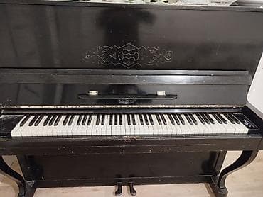 Qara rəngli akustik pianino satılır. Upright tipli klassik korpusa — 1