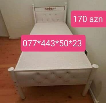 Çarpayılar: Yeni, Təknəfərlik çarpayı, Bazasız, Matras ilə, Siyirməsiz, Azərbaycan — 13