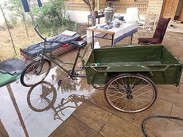 velosiped 3 teker: Yükdaşıma üçtəkərli velosiped - Konstruksiya: Ön təkərli pedal — 2