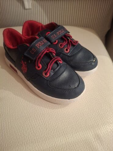 Chevrolet: U.S. Polo Assn. uşaq idman ayaqqabısı - Rəng: tünd göy üst, qırmızı — 1