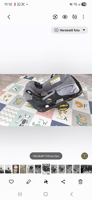 uwaq kalyaskasi type 1: Doona tipli 2‑si 1-də körpə avtokreslosu/kolyaska - Yaş qrupu: yeni — 2