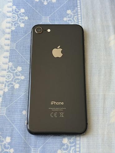 IPhone 8, 64 GB, Space Gray, Barmaq izi