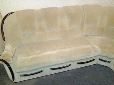 Divanlar: Künc divan, Açılmayan, Bazasız, Vеlur parça, Ödənişli çatdırılma — 1