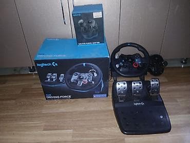 пульт playstation 3: Logitech G29 Driving Force sükan dəsti və Driving Force Shifter - — 2