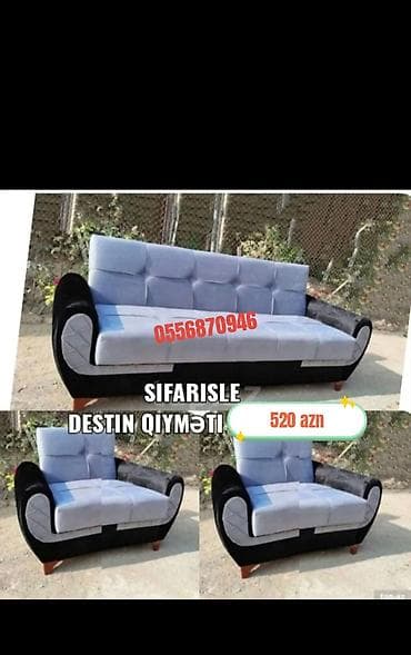Sifarişlə restoran mebeli: Divan, Qonaq otağı üçün, Parça, Bazalı, Açılan, Kitab — 5