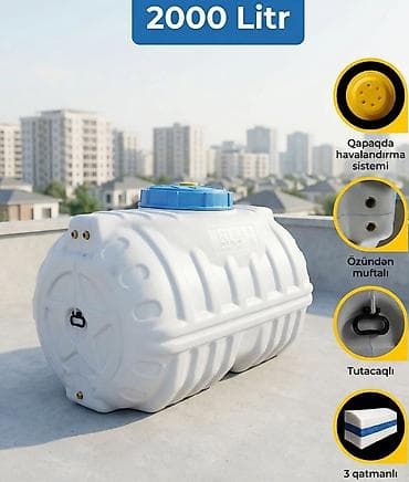 Bak, Plastik, 2000 l l