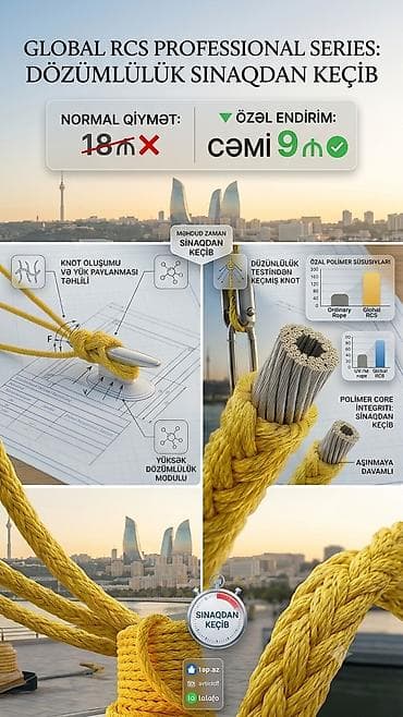 perfe: 🇬🇧ENGLISH▶️Global RCS — Professional Heavy-Duty Braided Utility Rope — 6