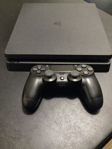 PS4 (Sony Playstation 4): 🎮 PlayStation 4 Slim 50+ oyun var içində təzə di az işlənib 250 m