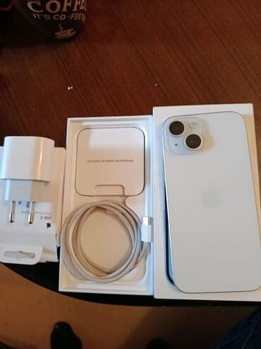 iphone en ucuz: IPhone 15, 128 GB, Ağ, Face ID — 5