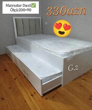 iwlenmiw kravat: Yeni, Təknəfərlik çarpayı, Bazasız, Matras ilə, Siyirməli — 1