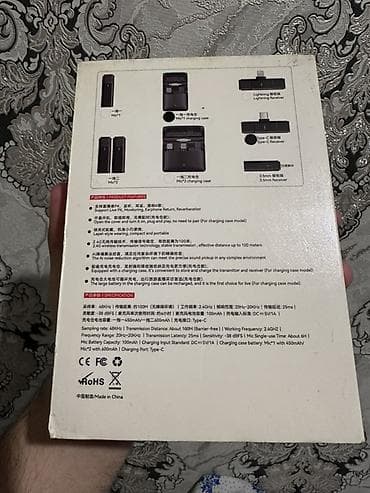 Printerlər: 🎤 Simsiz Mikrofon – Wireless Microphone Video çəkiliş, canlı yayım və — 5