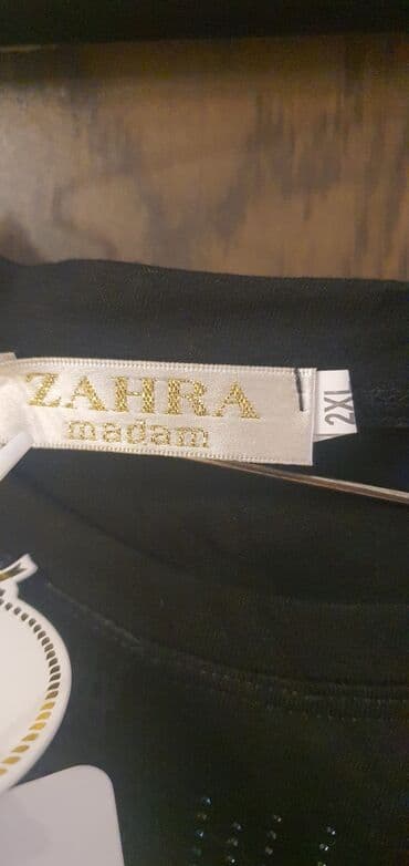 женские спортивные кофты: Zərif və dəbli Zahra Madam brendindən olan qara rəngli bluz. Bluzun — 3