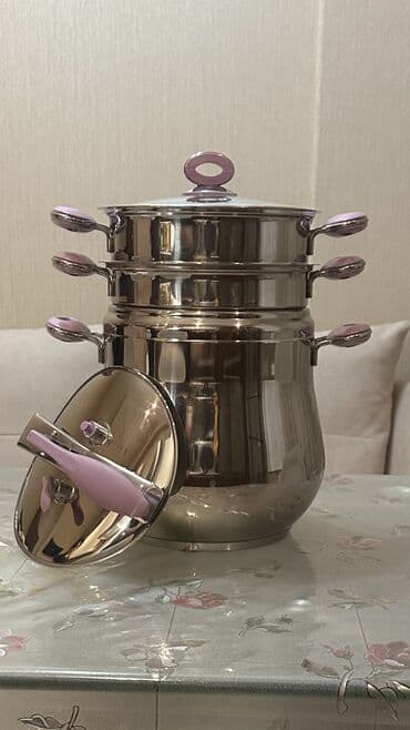 Süfrə qab-qacaqı: Yeni, Aş qazanı, rəng - Boz, Türkiyə — 6