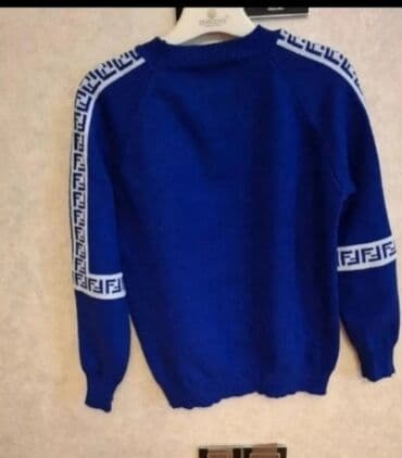 Köynəklər: Sviter, Fendi, XL, rəng - Mavi — 4