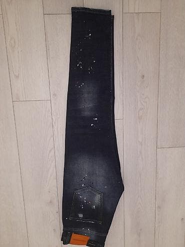 cins walvar: DSQUARED2 “Skater Jean” kişi cins şalvarı.70manata alınıb etiketi — 5