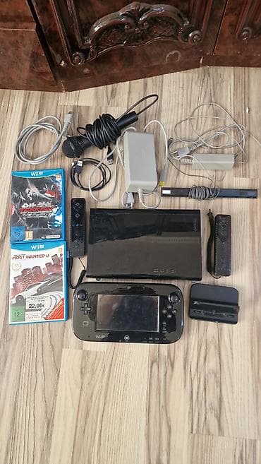 nintendi: PS3 və Nintendo Wii U oyun seti + Exponi qol saatı PS3 Slim — 2