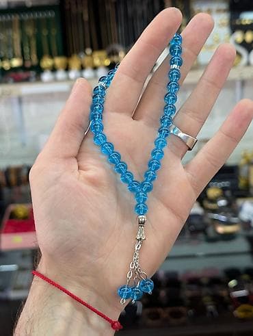 partalar: Məhsul: Təsbeh kolleksiyası - Material: Şüşə və daş görünüşlü — 7