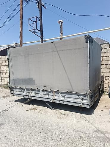 konteynerlərin satışı: Metall konteyner/boksi – yük maşını üstü üçün qapaqlı karkas — 4