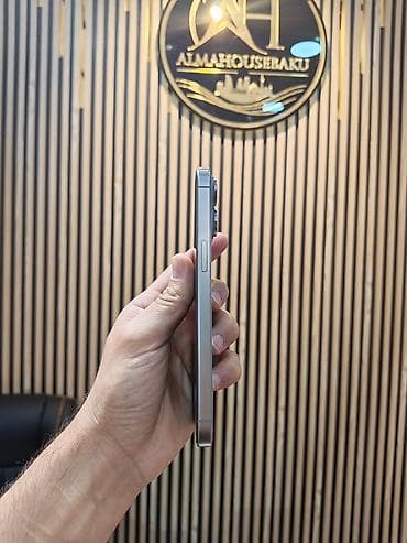 IPhone 15 Pro Max, 256 GB, Natural Titanium, Zəmanət, Simsiz şarj, Face ID — 4