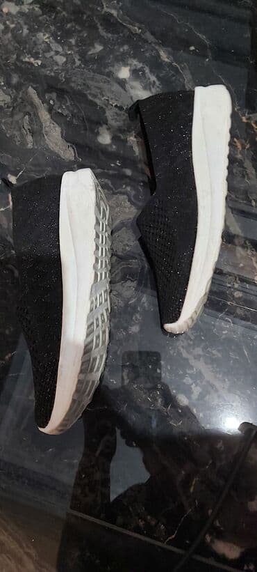 женские кеды сникерсы: Размер: 37, цвет - Черный, Б/у — 5