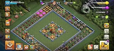 şaxta baba oyuncagi: Clash of Clans hesabı – yüksək inkişaf etmiş kənd və inşaatçı bazası — 1