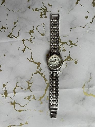 Smart qolbaqlar: Qol saatı, Quartz, rəng - Gümüşü — 1