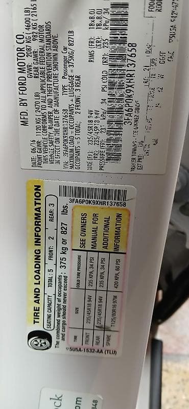 Ford Fusion: 2 l | 2016 il Sedan lalafo.az -da Ford Fusion: 2 l | 2016 il Sedan