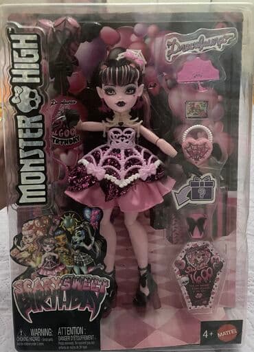 Кукла Монстер Хай Дракулаура Страшно-Сладкие 1600 Monster high doll lalafo.az -da Кукла Монстер Хай Дракулаура Страшно-Сладкие 1600 Monster high doll