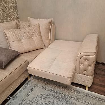 divan satisi: Künc divan, İşlənmiş, Açılan, Bazalı, Vеlur parça, Çatdırılma yoxdur — 3