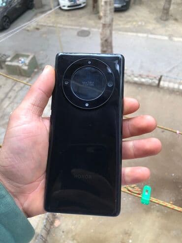 telefon mingecevir: Honor 9A, 128 GB, rəng - Qara, Barmaq izi — 2