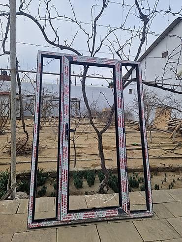 Yeni Plastik qapı Zamok ilə, Zəmanətli, Ödənişli quraşdırma, Ödənişli çatdırılma, Ünvandan götürmə