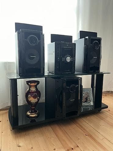 dinleme cihazı: Panasonic ev audio sistemi – güclü səsli mini Hi‑Fi komplekti — 1