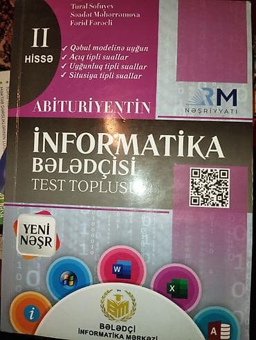 литература 5 класс мсо 1: Məhsul: “Abituriyentin İnformatika Bələdçisi – Test Toplusu”, II hissə — 1