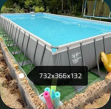 uşaqlar ucun isvec divarları: 🌊 İNTEKS HOVUZ SATILIR 🌊 📏 732x366×132 sm 💧 Dərinlik: 132 sm ✔ Alt — 1