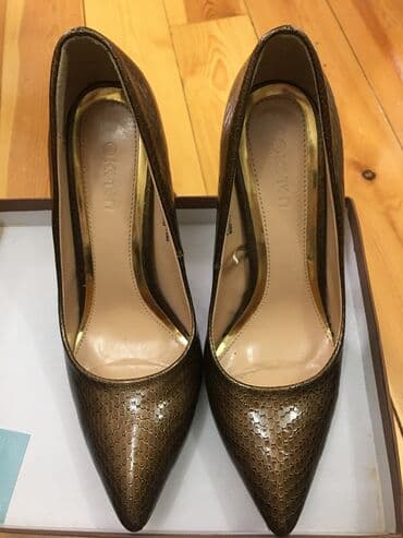 женские бирюзовые туфли: Ayaqqabı 38 razmer.Əla vəziyyətdədir — 1