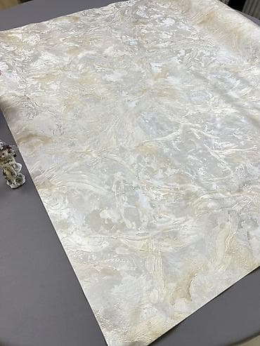 ideal jakuzi: Dekorativ divar kağızı – açıq boz/krem tonlarında, yüngül — 9